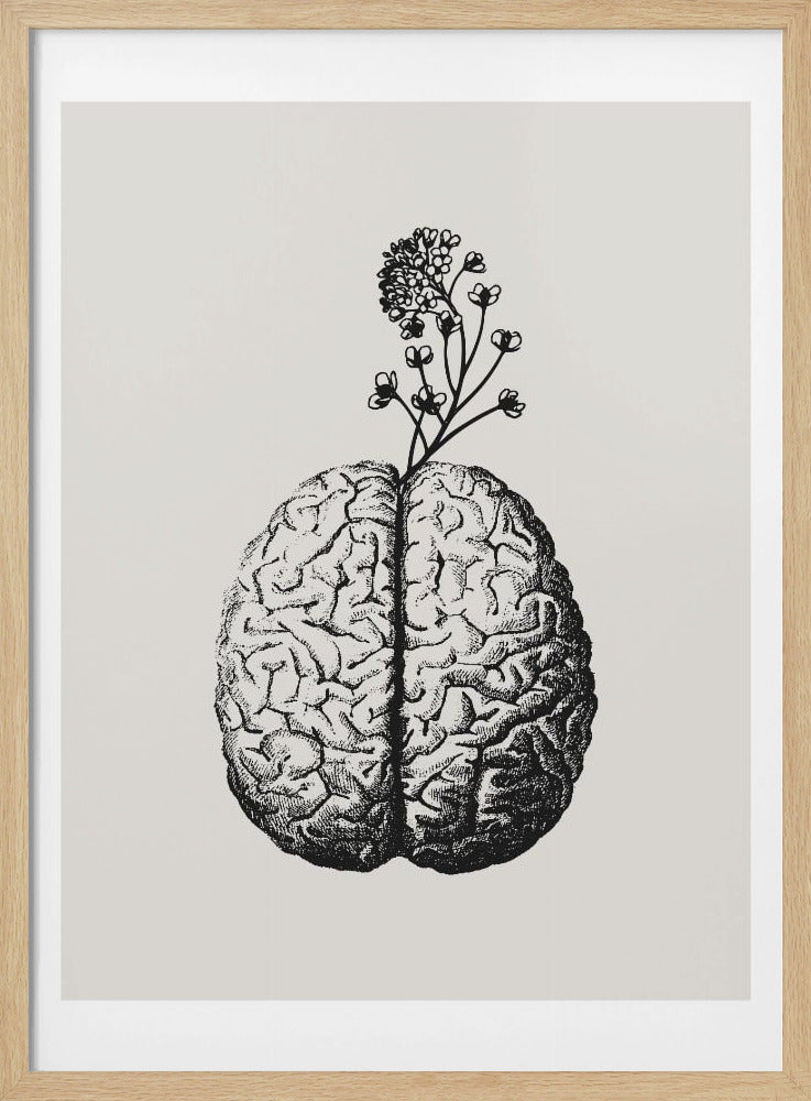 Brain Bloom Poster